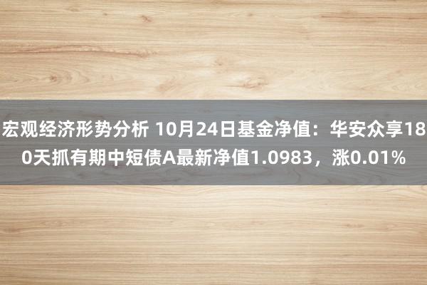 宏观经济形势分析 10月24日基金净值：华安众享180天抓有期中短债A最新净值1.0983，涨0.01%