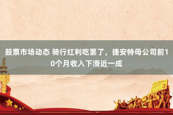 股票市场动态 骑行红利吃罢了，捷安特母公司前10个月收入下滑近一成