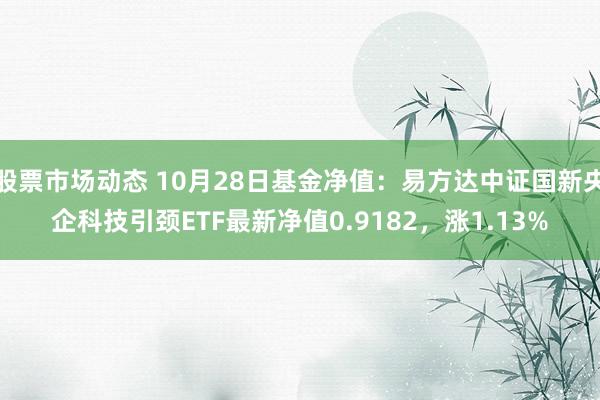 股票市场动态 10月28日基金净值：易方达中证国新央企科技引颈ETF最新净值0.9182，涨1.13%