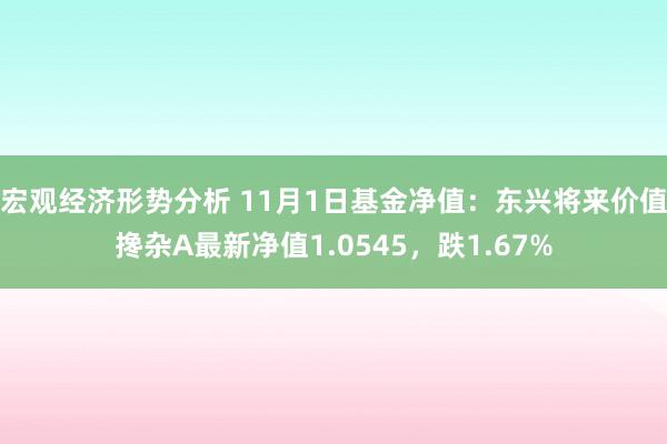 宏观经济形势分析 11月1日基金净值：东兴将来价值搀杂A最新净值1.0545，跌1.67%