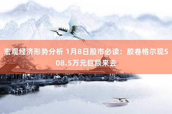 宏观经济形势分析 1月8日股市必读：胶卷格尔现508.5万元巨额来去