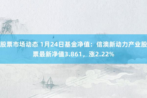 股票市场动态 1月24日基金净值：信澳新动力产业股票最新净值3.861，涨2.22%