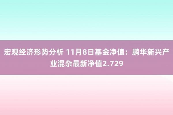 宏观经济形势分析 11月8日基金净值：鹏华新兴产业混杂最新净值2.729