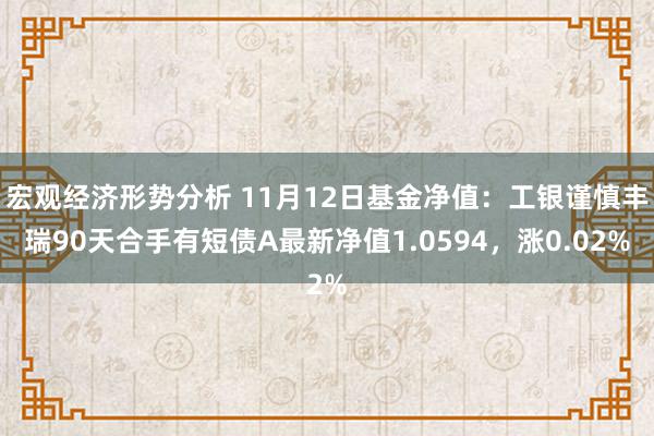 宏观经济形势分析 11月12日基金净值：工银谨慎丰瑞90天合手有短债A最新净值1.0594，涨0.02%