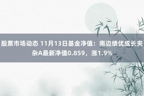 股票市场动态 11月13日基金净值：南边绩优成长夹杂A最新净值0.859，涨1.9%