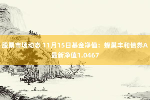 股票市场动态 11月15日基金净值：蜂巢丰和债券A最新净值1.0467