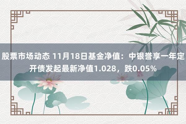 股票市场动态 11月18日基金净值：中银誉享一年定开债发起最新净值1.028，跌0.05%