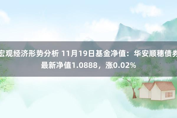 宏观经济形势分析 11月19日基金净值：华安顺穗债券最新净值1.0888，涨0.02%