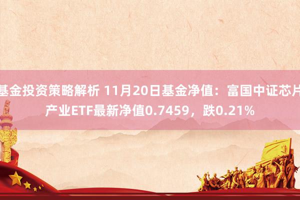 基金投资策略解析 11月20日基金净值：富国中证芯片产业ETF最新净值0.7459，跌0.21%