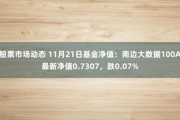 股票市场动态 11月21日基金净值：南边大数据100A最新净值0.7307，跌0.07%